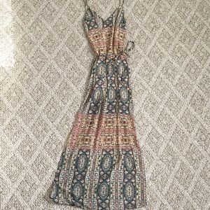 Maxi printed dress